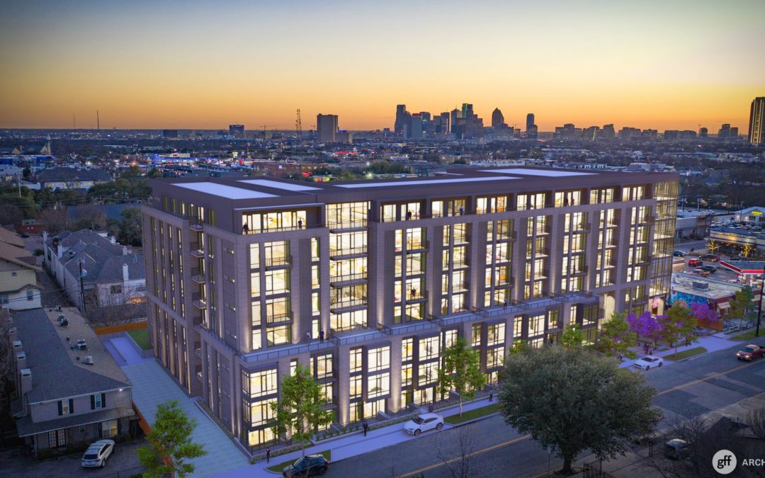 First look: Eight-story apartment project planned for Dallas’ Lower Greenville neighborhood