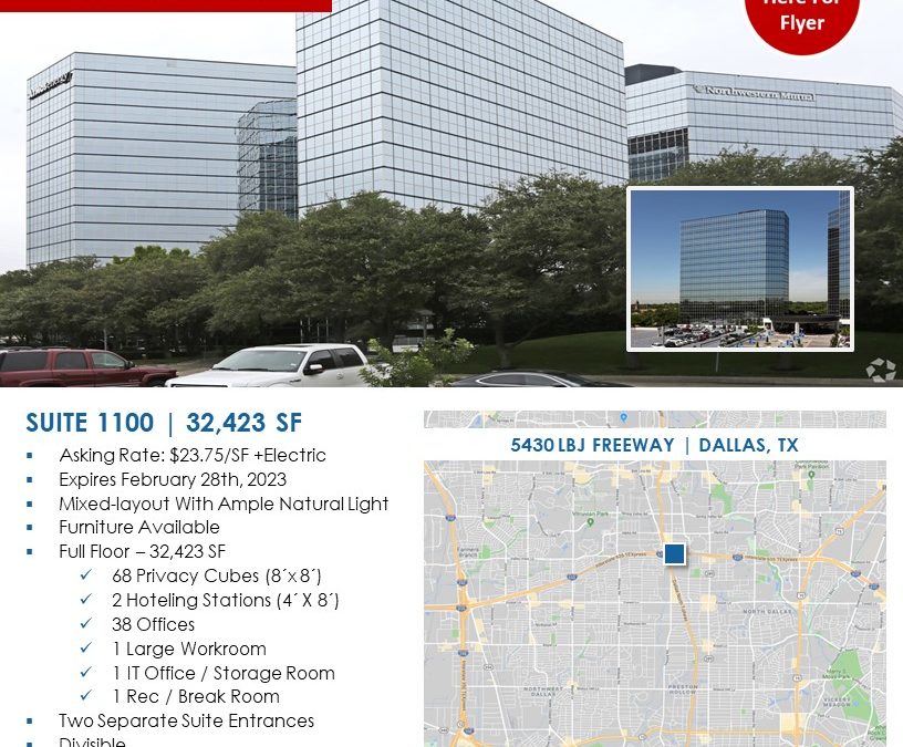 Three Lincoln Centre Sublease- Suite 1100