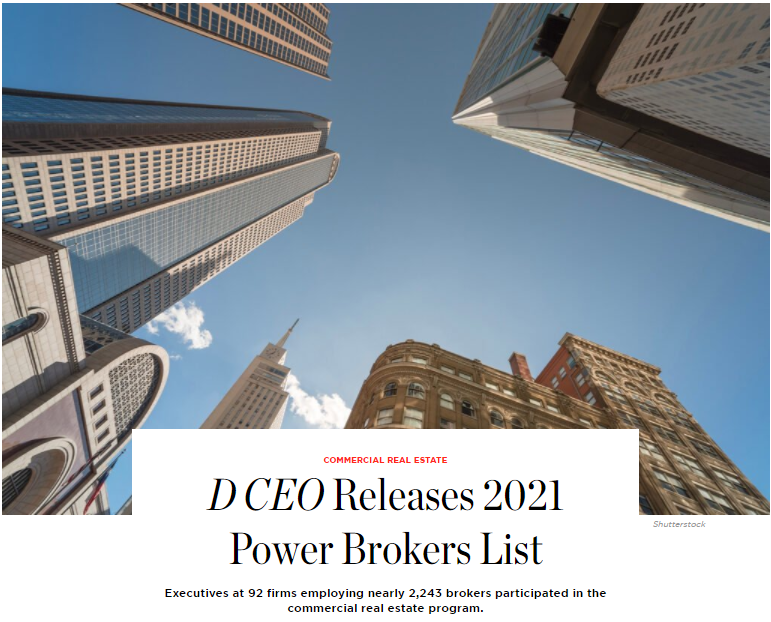 Congratulations to our 2021 D CEO Power Brokers: Grant Pruitt, Matthew Otte, and Jade Scott!