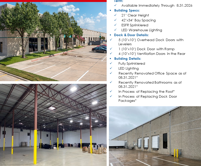 1220 Champion Circle | 34,130 SF Sublease