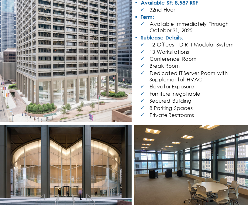 8,587 SF Office for Sublease in Houston